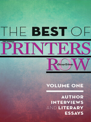 cover image of The Best of Printers Row, Volume One